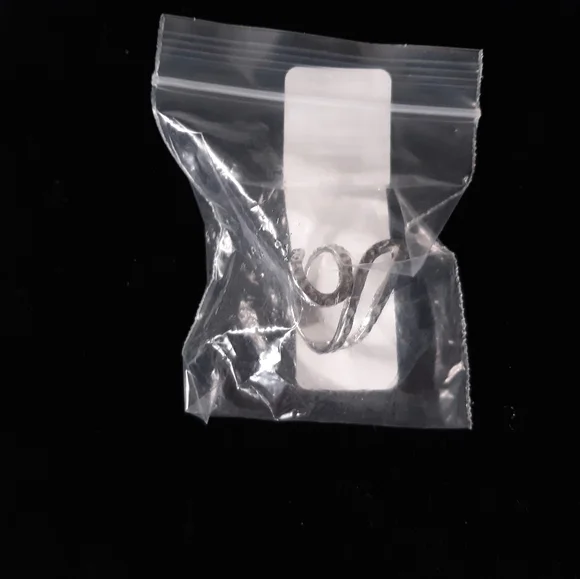 Hammered Silver Tone Wrap Ring - Picture 7 of 8